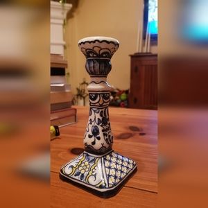 Williams Sonoma Azulejo taper candle holder